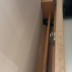 Wohnwand Cubus Pure Volholz Eiche Weiß Geölt Glas Pearl Matt Mit Touchbeschlag