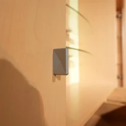 Wohnwand Evita Ahorn Light Griff Chrom Matt Ohne Fernseher