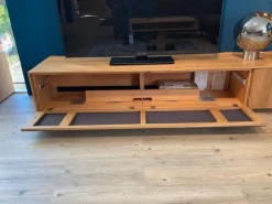 Wohnwand Filigno Eiche Massiv Natur Geölt