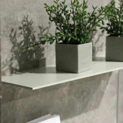 Wohnwand I ModulART Grigio Calce Weiß