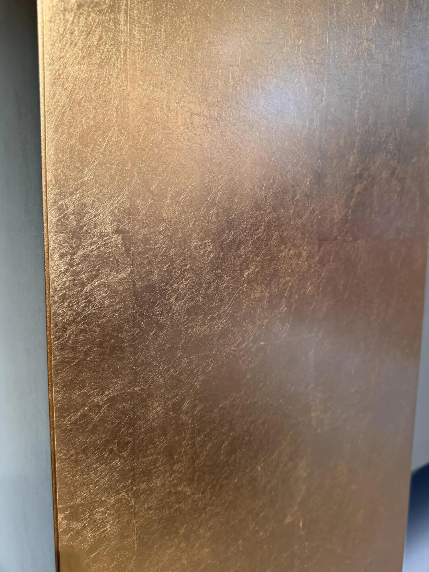 Wohnwand Inpiedi Lack Interno Metall Gold Lack Coffee Braun Inklusive LED Beleuchtung