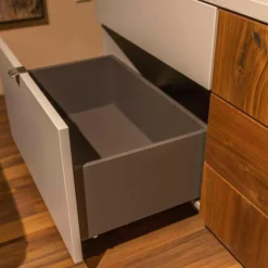 Wohnwand Kandu Kombi KA02.3542 Lack Steingrau Colorado