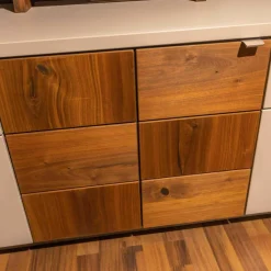 Wohnwand Kandu Kombi KA02.3542 Lack Steingrau Colorado