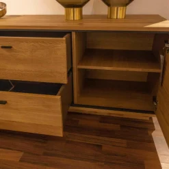 Wohnwand LS479920 Kitzalm Alpenglück Alteiche Natur