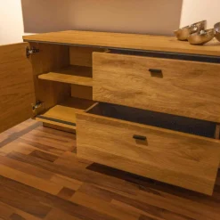 Wohnwand LS479920 Kitzalm Alpenglück Alteiche Natur