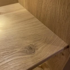 Wohnwand Mino Lack Kristallweiß Matt Akzente Wildeiche Hell Soft Gebürstet Geölt Inklusive Beleuchtung Und Kabeldurchlass