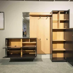 Wohnwand Modo 19 Black Edition Kirschbaum