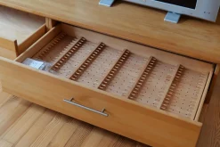 Wohnwand Modus Buche Natur Geölt Inklusive Beleuchtung