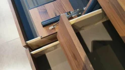 Wohnwand Nea Nussbaum Eiche Anthrazit