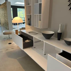 Wohnwand Nex Flex Lack Weiß P01 Matt