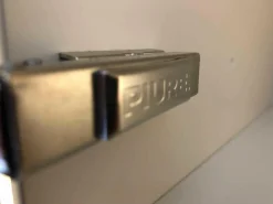 Wohnwand Nex Side Eiche Massiv Mattlack Weiß Dune Violett