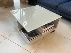 Wohnwand Now Vision C18 Lack Seidengrau Hochglanz Akzent Kernnussbaum Inklusive Couchtisch