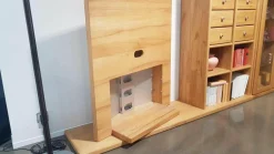 Wohnwand Opus 1 Kernbuche Mit Glaselement