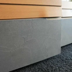 Wohnwand Opus Wildeiche Akzent Beton