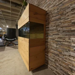 Wohnwand Opus Wildeiche Rustiko Akzent Beton Inklusive Highboard Und Sideboard