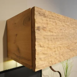 Wohnwand Opus Wildeiche Rustiko Akzent Beton Inklusive Highboard Und Sideboard