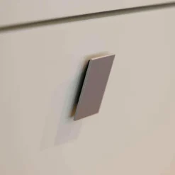 Wohnwand Regal Studimo Front Klarglas Schwarz Korpus Weiß in M01