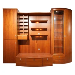 Wohnwand Rio Kirschbaum Inklusive Halo Strahler Und Trafo