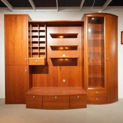 Wohnwand Rio Kirschbaum Inklusive Halo Strahler Und Trafo