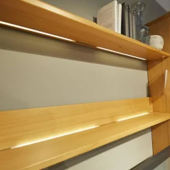 Wohnwand Savera Kernbuche Mit Beleuchtung