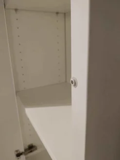 Wohnwand SE 7000 Lack Weiß Anthrazit