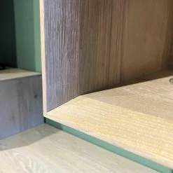 Wohnwand Sigma Astig Weiß RAL 9010 Satinato Pigment Öl