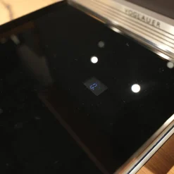 Wohnwand Valpin Eiche Altholz Braun Akzent Colorglas