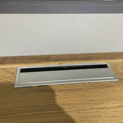 Wohnwand V-Alpin Eiche Altholz Glas Anthrazit