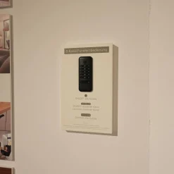 Wohnwand Vienna 35 36011 Lack Grau Akzente Asteiche Griffe Edelstahl Inklusive Beleuchtung