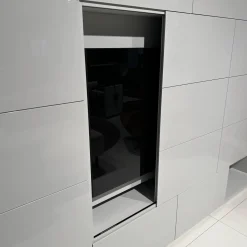 Wohnwand Vita Lack Grauweiß Matt Und Hochglanz Mit Schiebetüren Ohne Deko