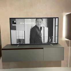 Wohnwand WK 430 Majestro Lack Matt Dust Und Burgund Glas Matt Dust Und Burgund