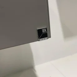 Wohnwand WK 430 Majestro Lack Matt Dust Und Burgund Glass Matt Dust Und Burgund