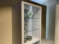 Wohnwand WK 418 Zola Glattlack Steingrau 407 Inklusive Beleuchtung Ohne TV